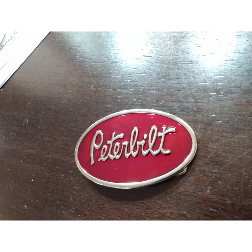 Peterbilt Belt Buckle Oval Logo New
